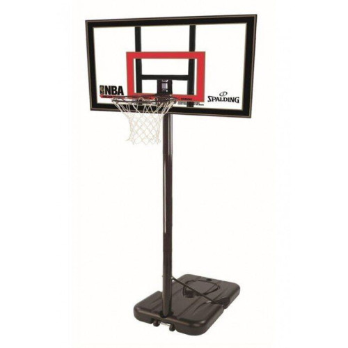 Мобільна баскетбольна стійка SPALDING HIGHLIGHT ACRYLIC PORTABLE 42" 77799CN