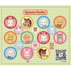 Набір стікерів Sylvanian Families